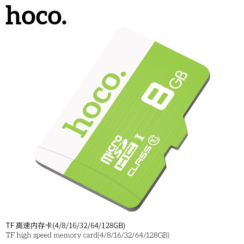 Thẻ Nhớ MICRO SDHC 8GB Hoco Class 10 90MB/S chính hãng