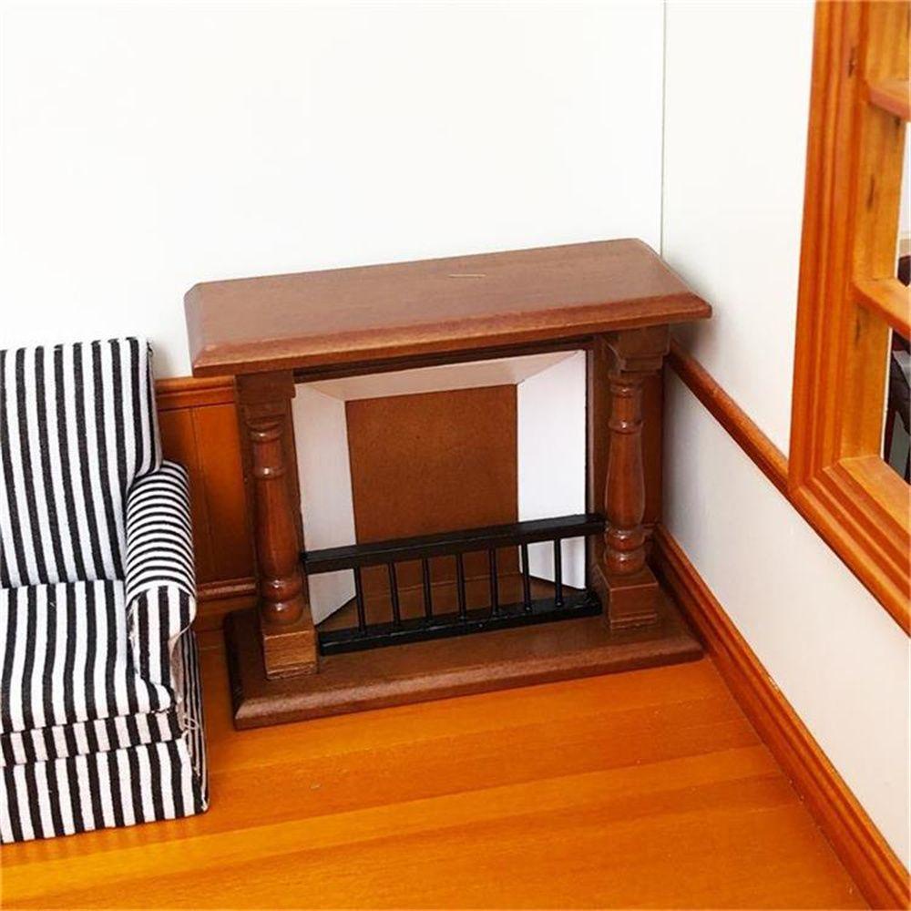 Mô Hình Lò Sưởi Mini Trang Trí Nhà Búp Bê DIY 1