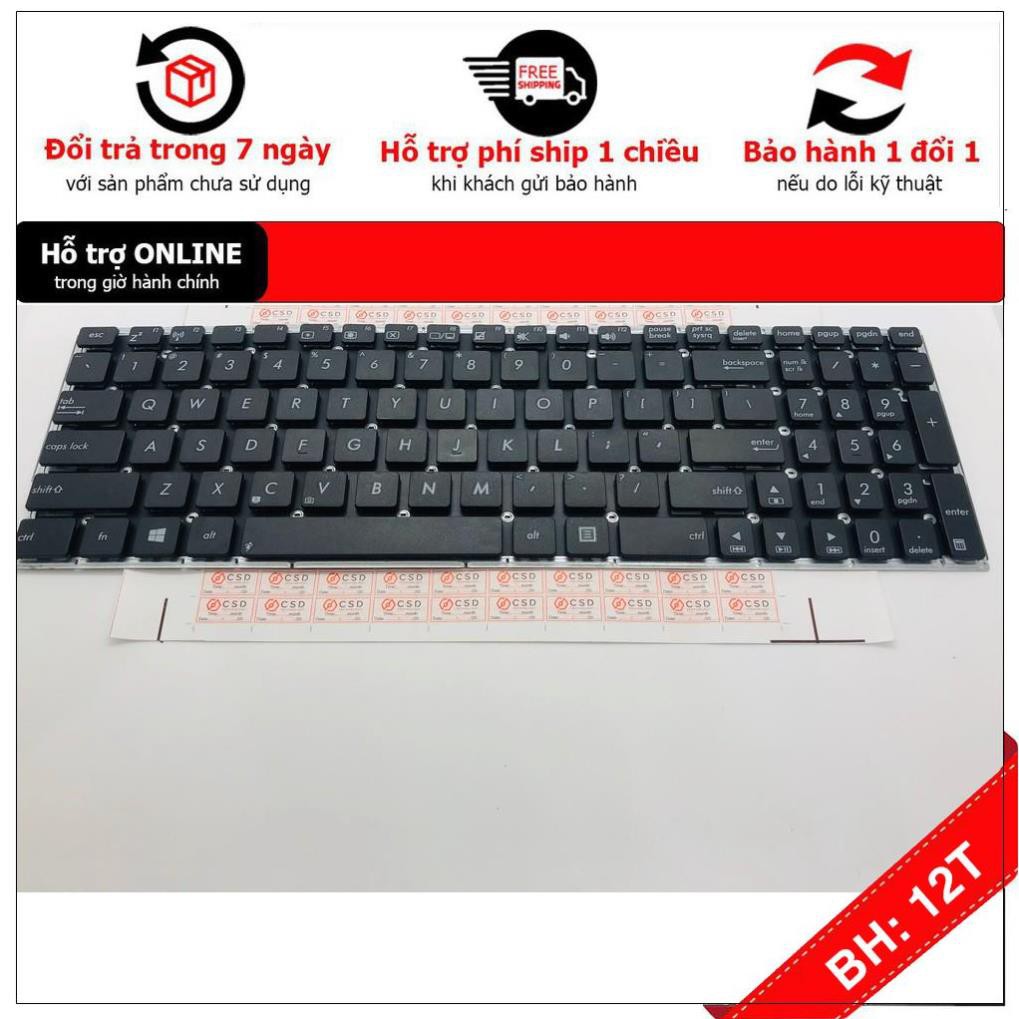 [BH12TH] Bàn Phím Laptop Asus X501 X501A X501U X501EI X501XE X550 X550C X550VB X550CA Bảo Hành 12 Tháng