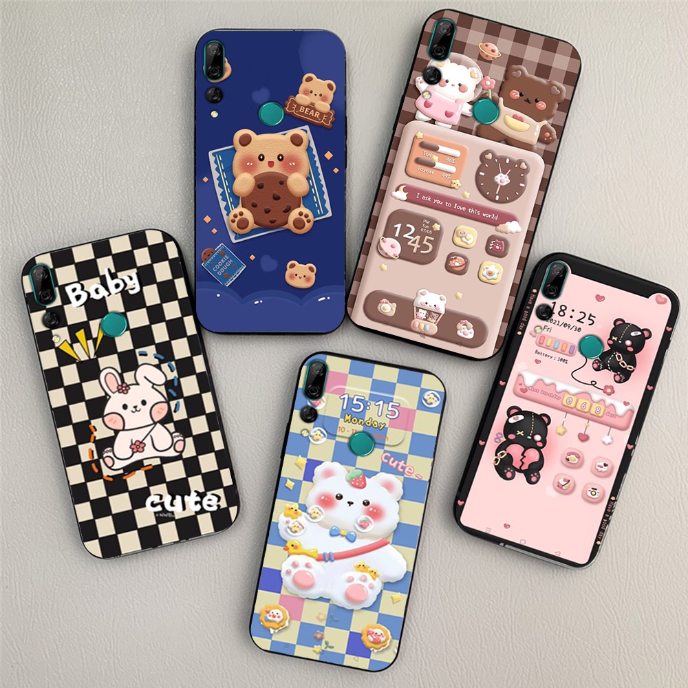 Ốp lưng điện thoại huawei y9 2019 / y9 prime 2019 in hình gấu nâu vô cùng đáng yêu