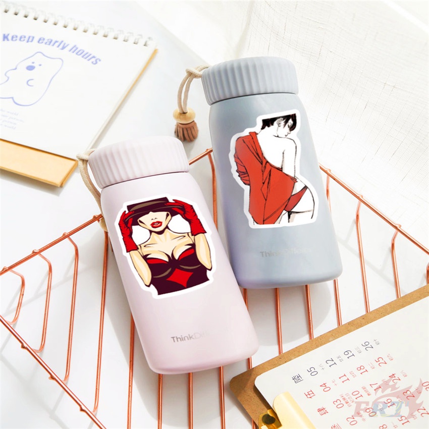 ❉ Sexy Cool Girl Series 01 Modern Beauty Lady Stickers ❉ 50Pcs/Set DIY Fashion Waterproof Mixed Luggage Laptop Skateboard Doodle Decals Stickers