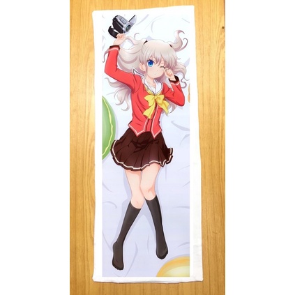 Gối ngủ anime Charlotte dài 40cm x 1m /Gối ôm dài Chalotte