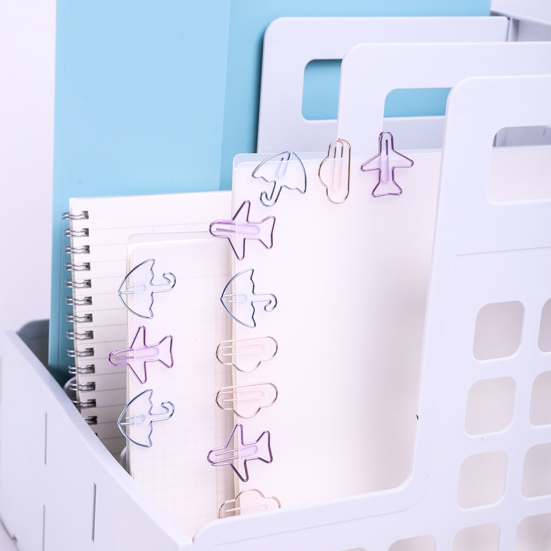 [LIFEMC02BPABAU -10% đơn 250K] Ghim vòng kẹp giấy kim loại nhiều hình Deli - 1 set 12 chiếc - 55/56/57