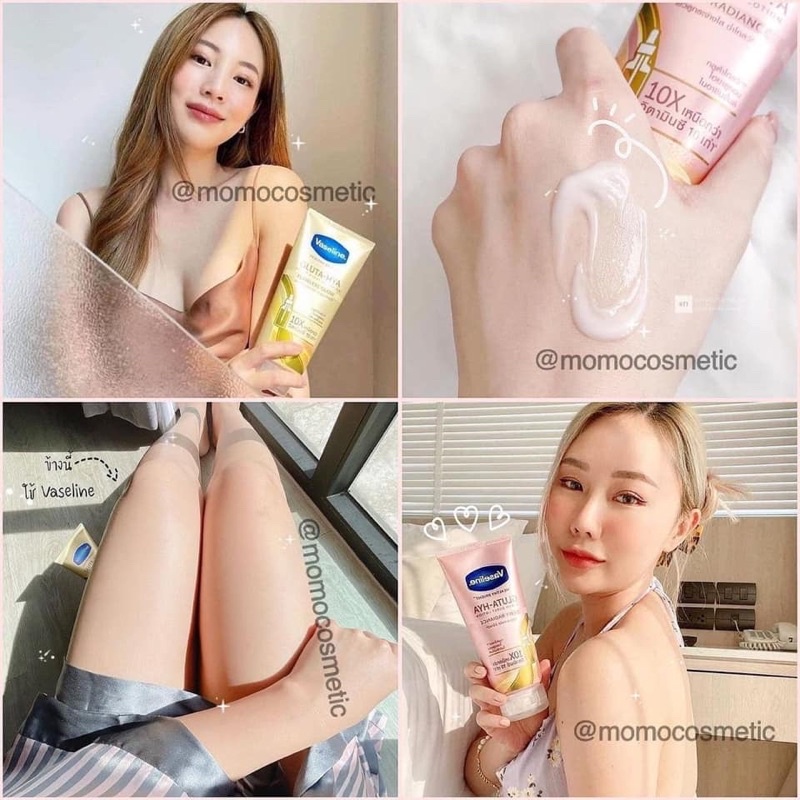 Dưỡng thể trắng da Vaseline Gluta-Hya Serum Burst Lotion