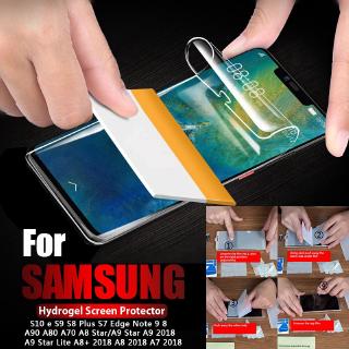 Màng hydrogel che bao bọc toàn màn hình dành cho Samsung S10 Plus S10 Note 9 8 S9 S8 Plus A70