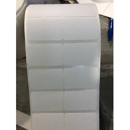 Giấy in tem mã vạch nhiệt 2 tem khổ 35x22mm, 70x22mm, 72x22mm. Giấy decal Avery Fasson