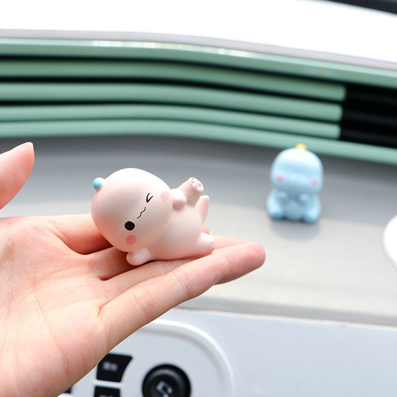 Đồ trang trí Khủng Long Nhỏ Nhiều Kiểu Hoạt Hình Đáng Yêu Trang Trí Xe Hơi