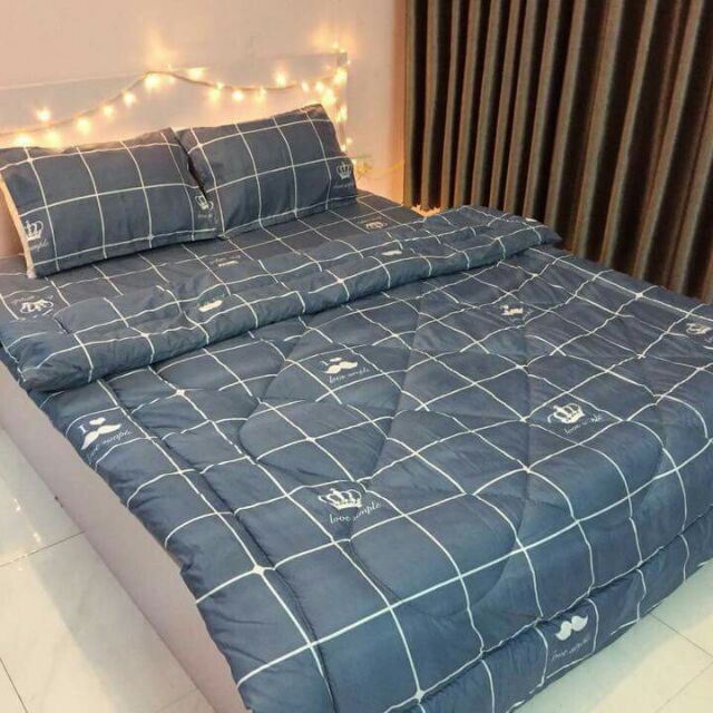 Set chăn 4 món Kẻ Vương Miện