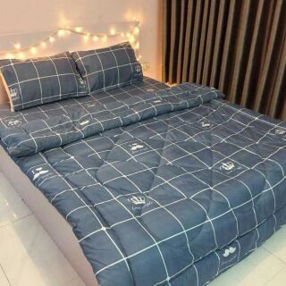 Set chăn 4 món Kẻ Vương Miện