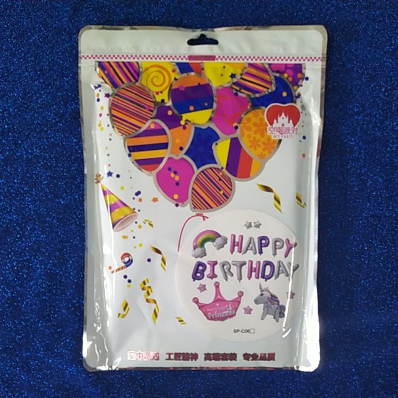 Set trang trí Sinh Nhật Bé gái - ngựa Unicorn