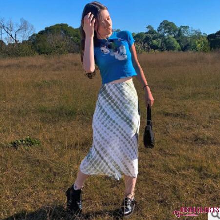 Chân Váy Chữ A Lưng Cao Thời Trang Cho Nữ