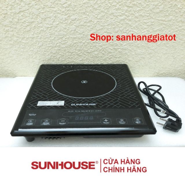 BẾP HỒNG NGOAI SUNHOUSE SHD6011 TẶNG VỈ NƯỚNG INOX