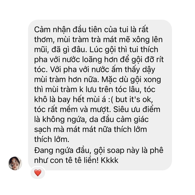 TÓC DẦU - XÀ BÔNG GỘI ĐẦU TEA TREE SHAMPOO BAR