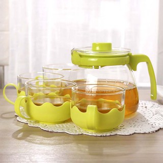 Bộ Bình Tách Pha Trà Thủy Tinh Cao Cấp