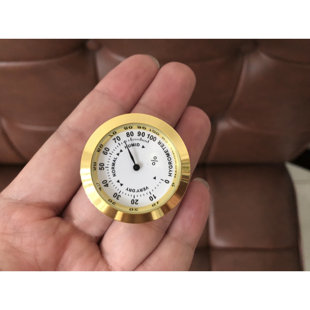 Ẩm kế cơ Hygrometer mini bằng kim loại