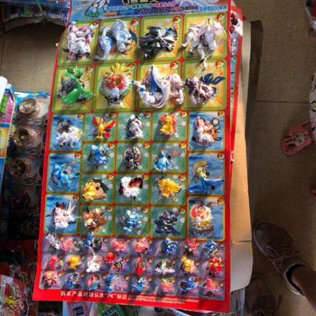 Vỉ trúng thưởng nhiều mẫu mô hình bìa to