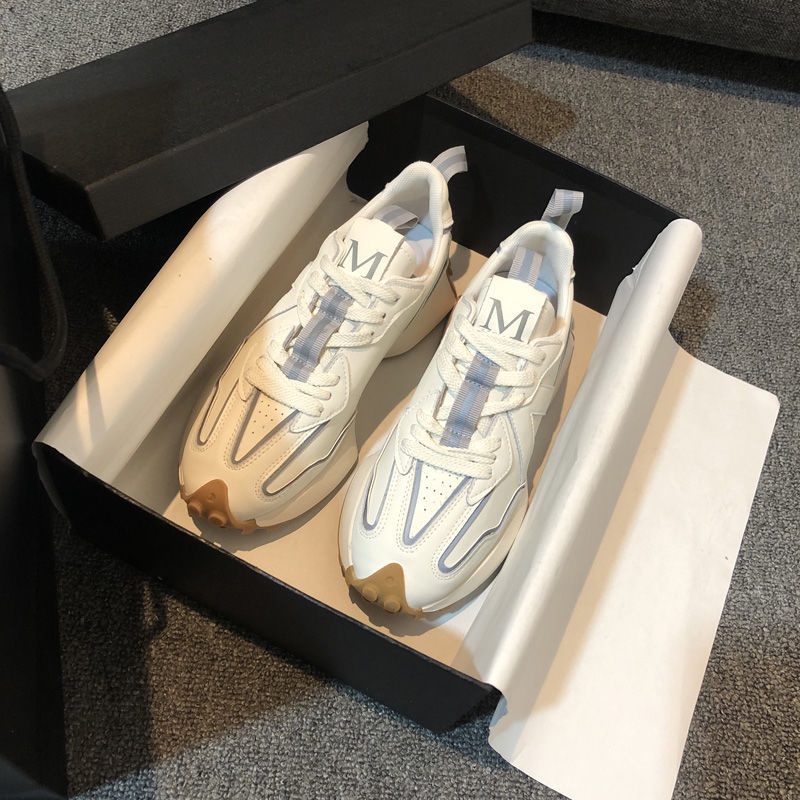 Giày Thể Thao Trắng Đế Cao Su Thời Trang Mùa Xuân 2022