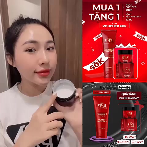 Peel da body toàn thân LEPEAU, peel body trắng sáng hỗ trợ mờ thâm sạm sau 7 ngày 150ml | BigBuy360 - bigbuy360.vn