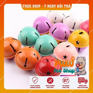 Chuông đeo cho chó ✔️bán buôn✔️ lục lạc đeo sang chảnh cho thú cưng to 4cm