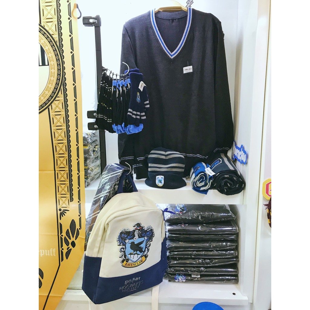 ẢNH THẬT Áo len tay dài đồng phục Hogwarts - Đồng phục mùa đông - Đầy đủ 4 nhà