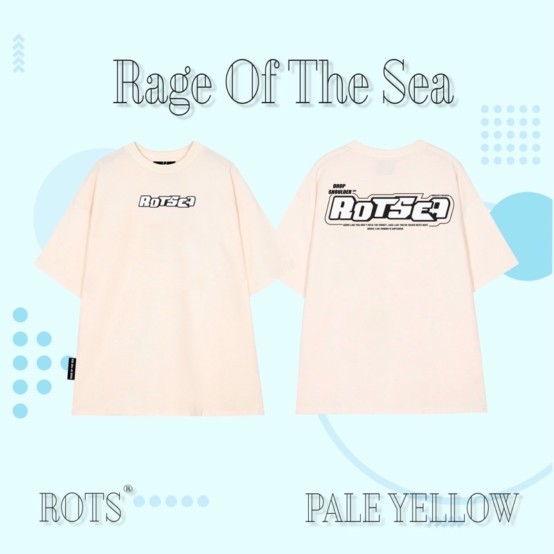 ÁO THUN OVERSIZE RAGE OF THE SEA (ROTS)- DROPSHOULDER | WebRaoVat - webraovat.net.vn