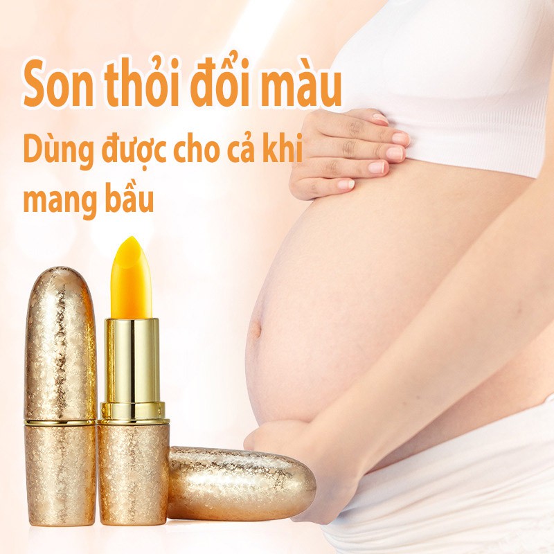 [Hàng Mới Về] M'AYCREATE Son Thỏi Đổi Màu Chiết Xuất Cà Rốt Dưỡng Ẩm Cải Thiên Da Môi Giảm Nếp Nhăn Trên Môi