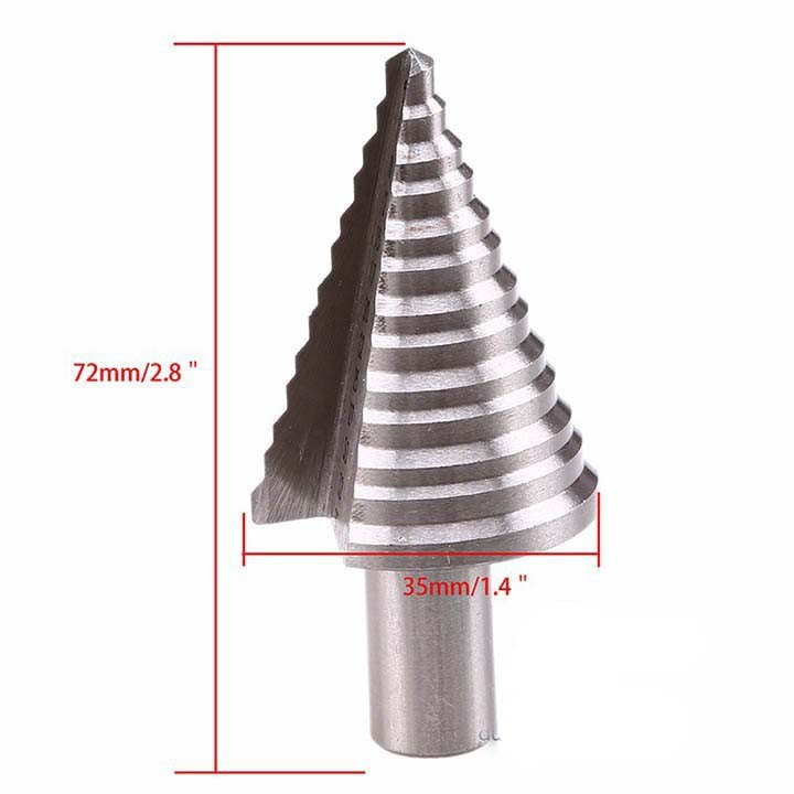 Mũi khoan bước,tháp,tầng HSS 5-35mm khoan sắt,thép,nhôm...
