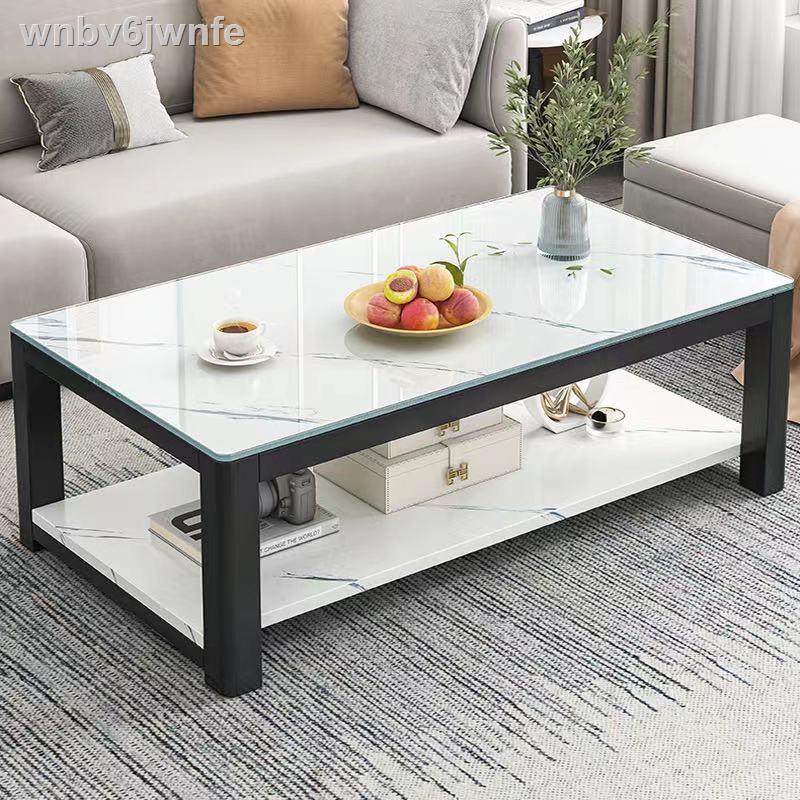 ﹍✙Bàn cà phê sang trọng nhẹ bàn trà đơn giản hiện đại phòng khách sofa bàn trà nhỏ Phong cách bắc âu di động nhà chung c