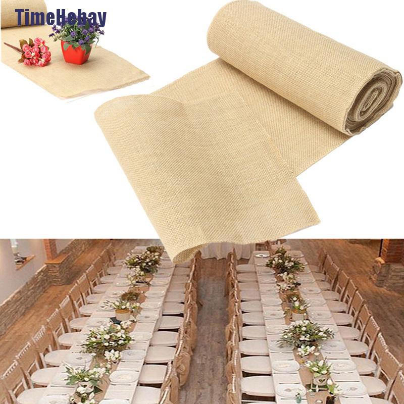 Khăn Trải Bàn Vải Bố 30x275cm Trang Trí Tiệc Cưới