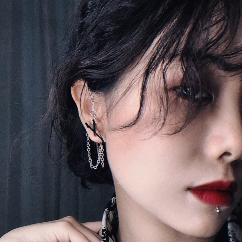 Khuyên Tai Dáng Dài Cá Tính Phong Cách Hàn Quốc Hợp Thời Trang