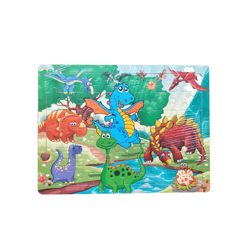 Đồ Chơi Ghép Hình 60 Mảnh Bằng Gỗ Cho Bé Nhiều Chủ Đề