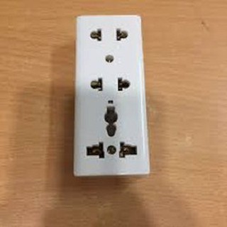 Ổ CẮM ĐIỆN 3 LỔ CẮM GẮN NỔI CHỐNG GIẢN CHỐNG VỠ SOPOKA T33 - T33