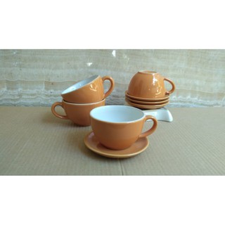 Bộ 4 Ly Sứ Uống Trà Cà Phê Nhiều Màu Sắc Độc Đáo Sv4