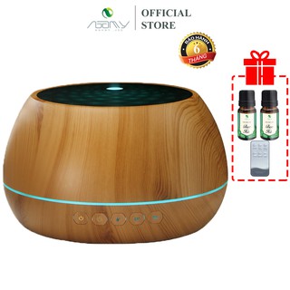 Máy Xông Tinh Dầu Phun Sương Nano 1000ml Tích Hợp LOA BLUETOOTH Thời Thượng-PLB01 Tặng 2 Tinh Dầu