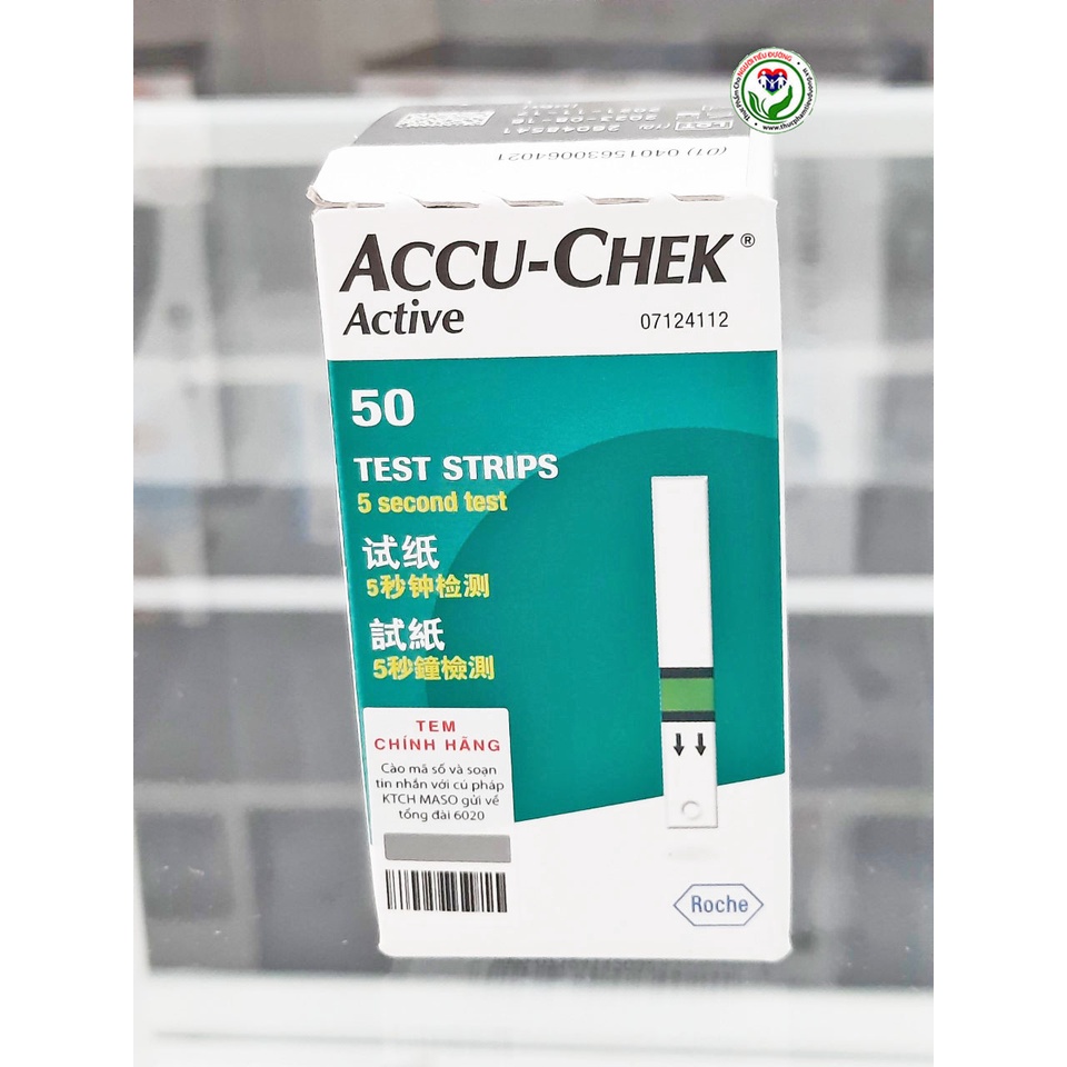 [Chính hãng] Máy đo đường huyết Accu-Chek Active Thế hệ 4 Năm 2022 – ROCHE Đức (Có tem chống hàng giả)