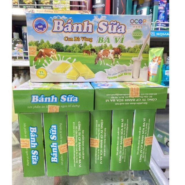 Bánh Sữa Con Bò Vàng Ba Vì 180g