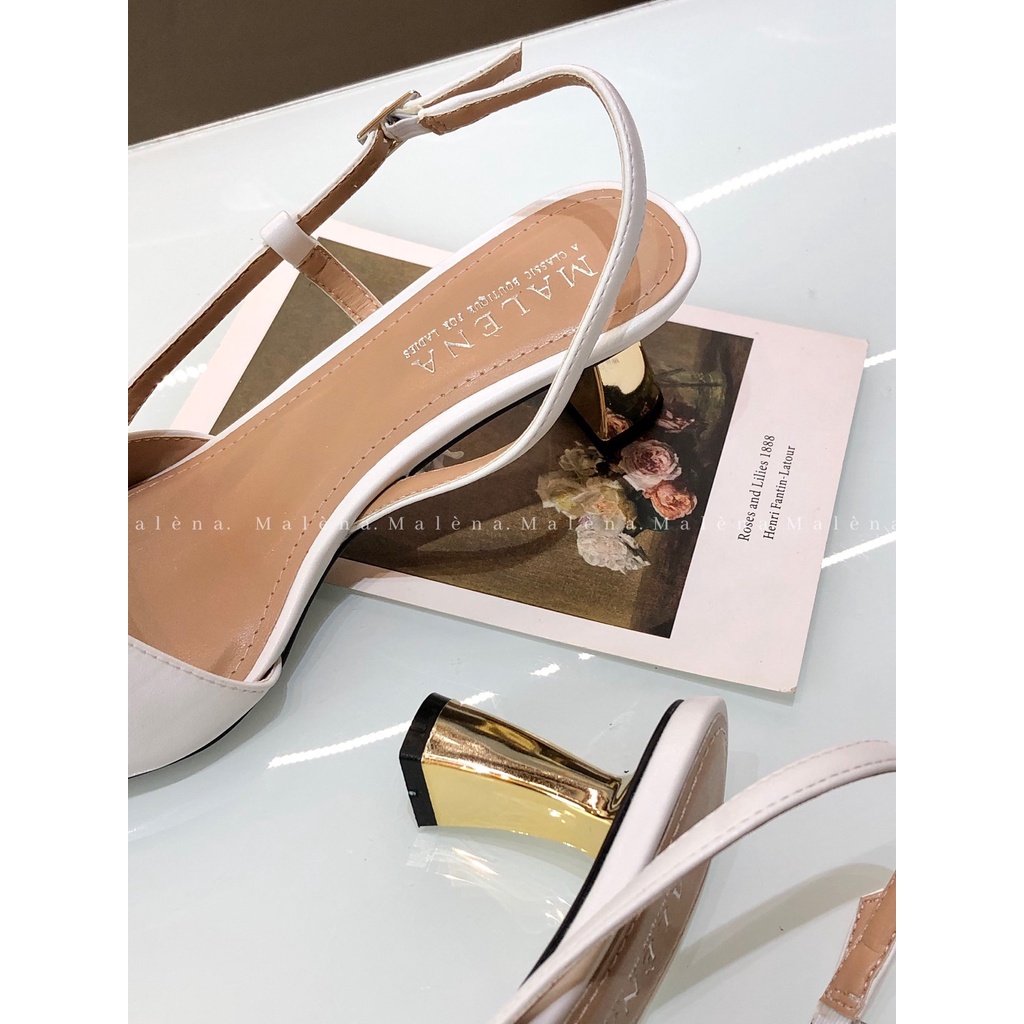 Giày slingback Malena gót nhập liên sườn