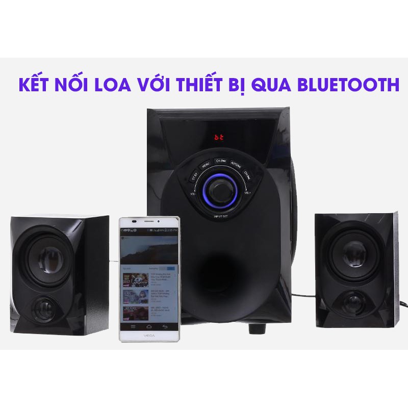 Loa Vi Tính Bluetooth Enkor E206 Đen Hàng trưng bày không hộp