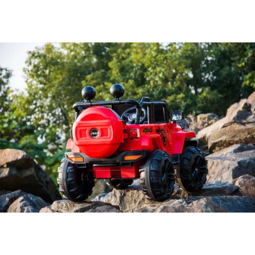 Xe oto điện trẻ em, xe ô tô điện cho bé TILO KIDS TLK-5678 kiểu dáng địa hình, có điều khiển từ xa, bluetooth