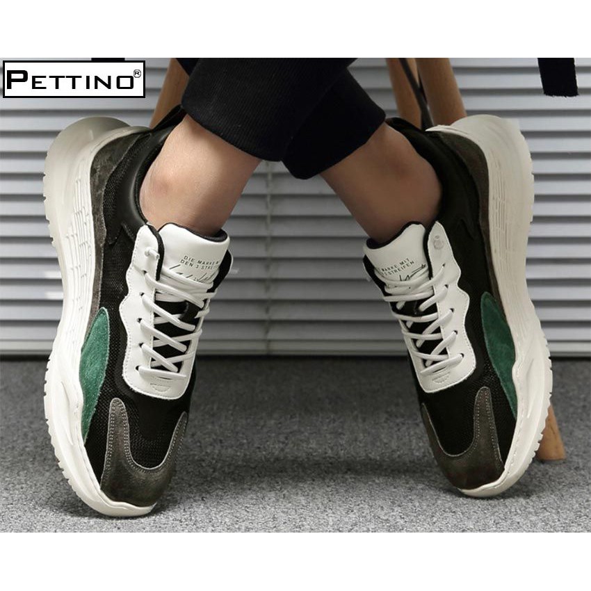 Giày nam, sneaker nam chất liệu lưới nhẹ thoáng, hot trend 2021 PETTINO - SN03