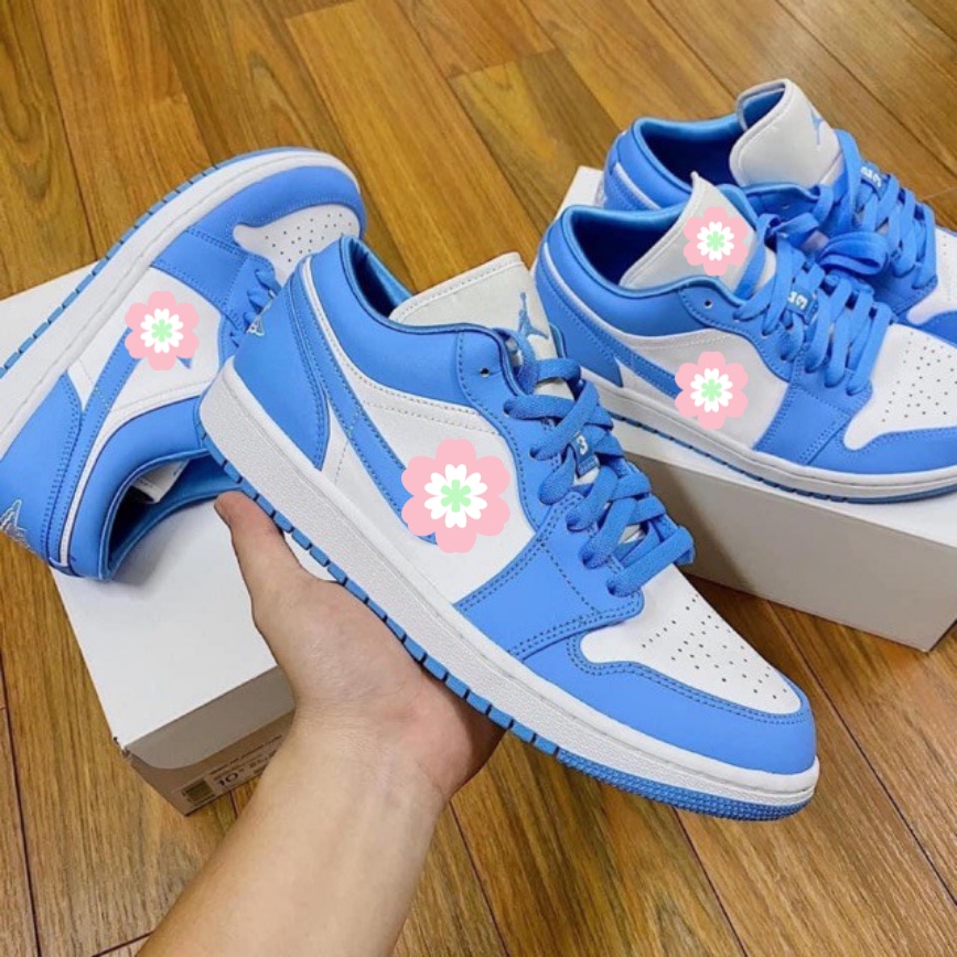 Giày thể thao 1 Low UNC Thấp Cổ ⚡️𝐅𝐑𝐄𝐄 𝐒𝐇𝐈𝐏⚡️Giày sneaker xanh dương thấp cao cấp nam nữ