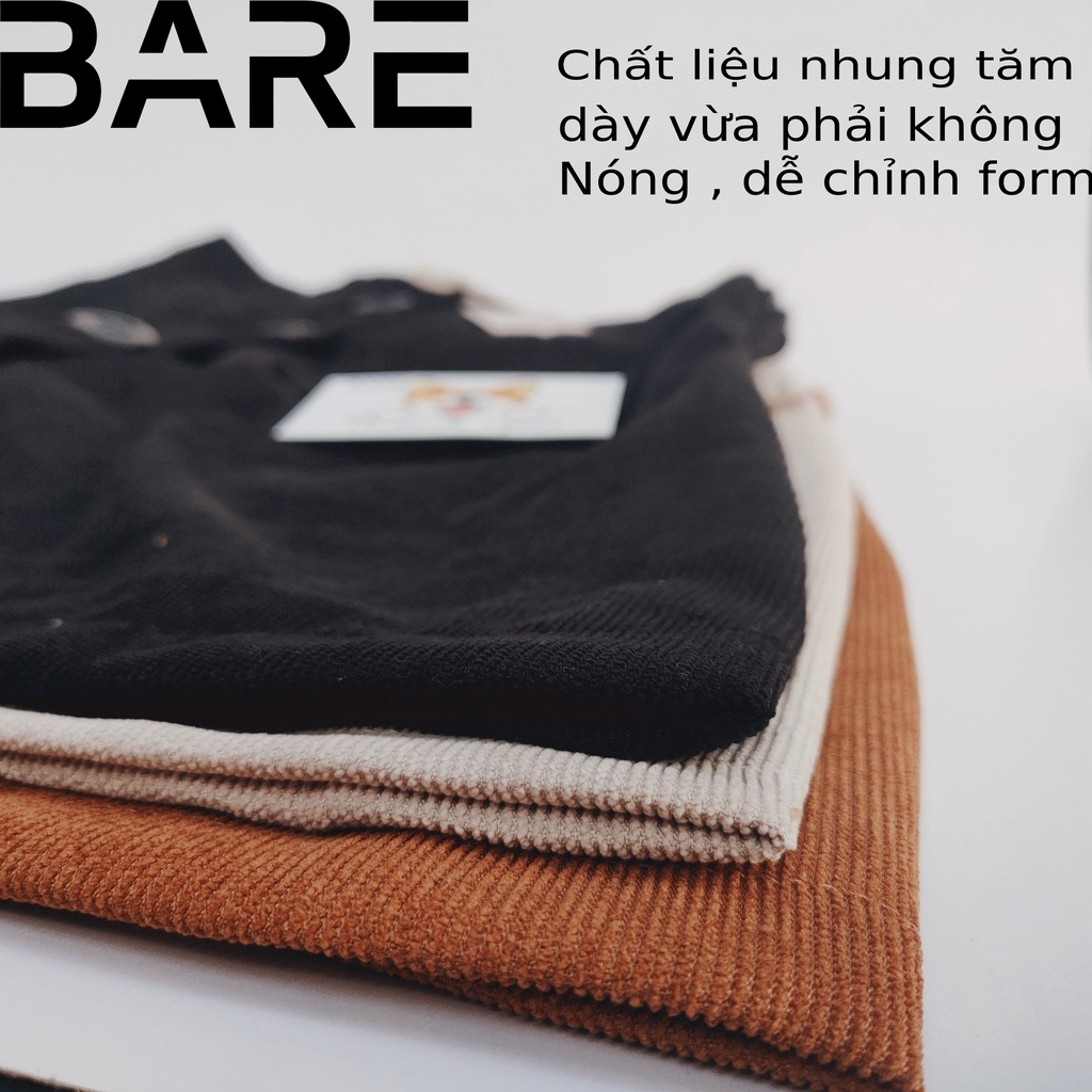 XẢ KHO_Chân váy chữ A lưng cao nhung tăm chất dày dặn - CV01
