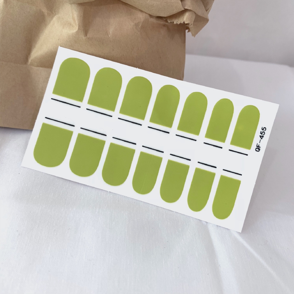 Miếng dán trang trí móng tay màu gradient chống nước