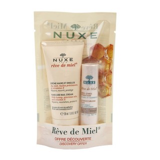 Set kem dưỡng tay và son dưỡng nuxe reve de miel