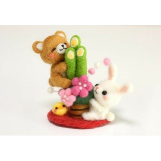 SALE 50 TIỆC CHIA TAY [Bộ KIT len chọc] Kadomatsu gấu thỏ