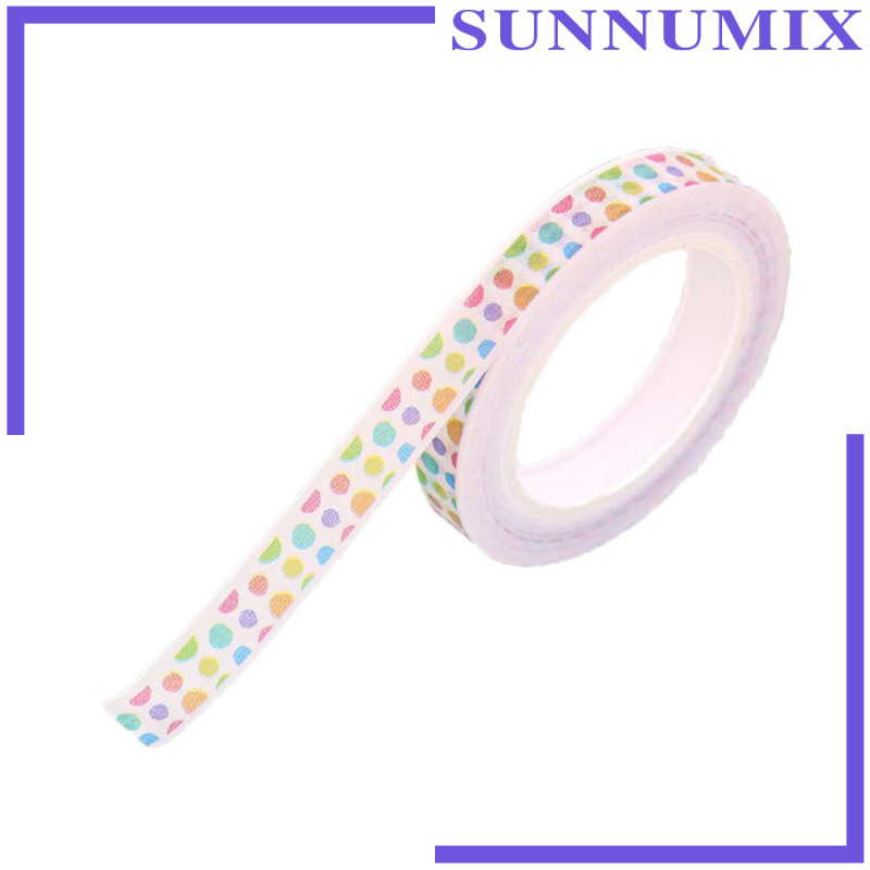 Cuộn Băng Dính Washi Tape In Họa Tiết Hoạt Hình Kiểu Nhật Bản Xinh Xắn