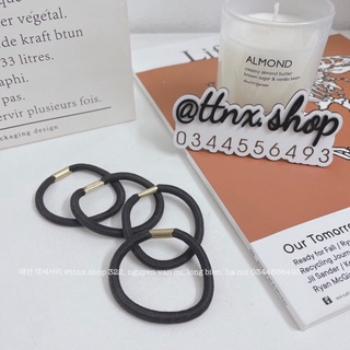 Chun buộc tóc đen trơn sale off chỉ 1k 🔅freeship🔅