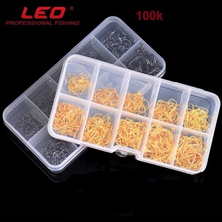 Hộp lưỡi câu cá Gold ¥ Black 600 lưỡi siêu bén, không rỉ sét