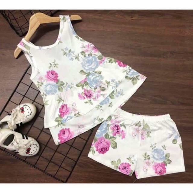 Combo bộ ngắn bé gái