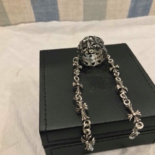 nhẫn chrome hearts bạc 925